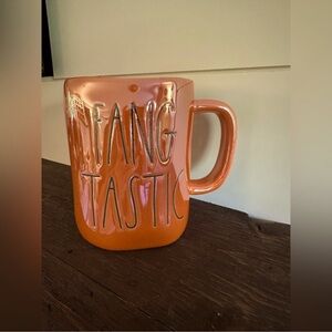 Rae Dunn Orange Fangtastic Mug